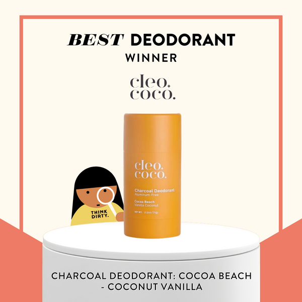Cleo+Coco - Sensitive Deodorant, Cocoa Beach, Unscented