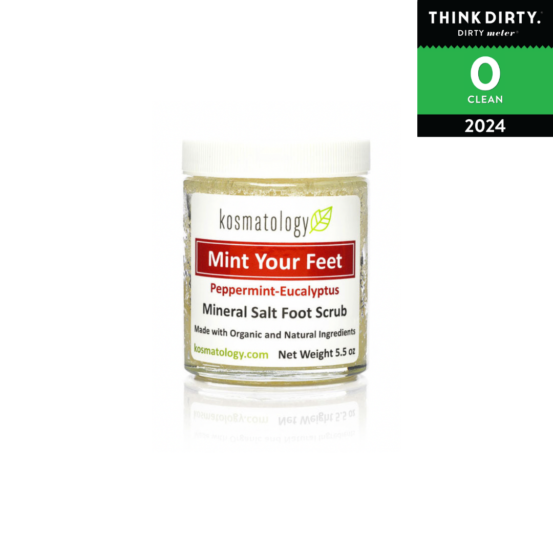 Kosmatology Mineral Salt Foot Scrub Mint Your Feet (Peppermint Euc