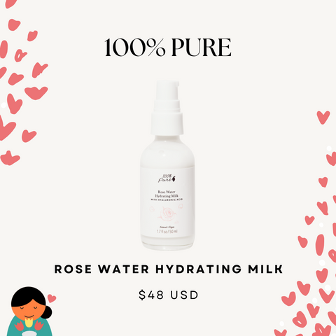 100% Pure - Rose Water Hydrating Milk