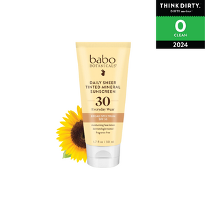 Babo Botanicals - Daily Sheer Tinted Mineral Sunscreen Lotion SPF30