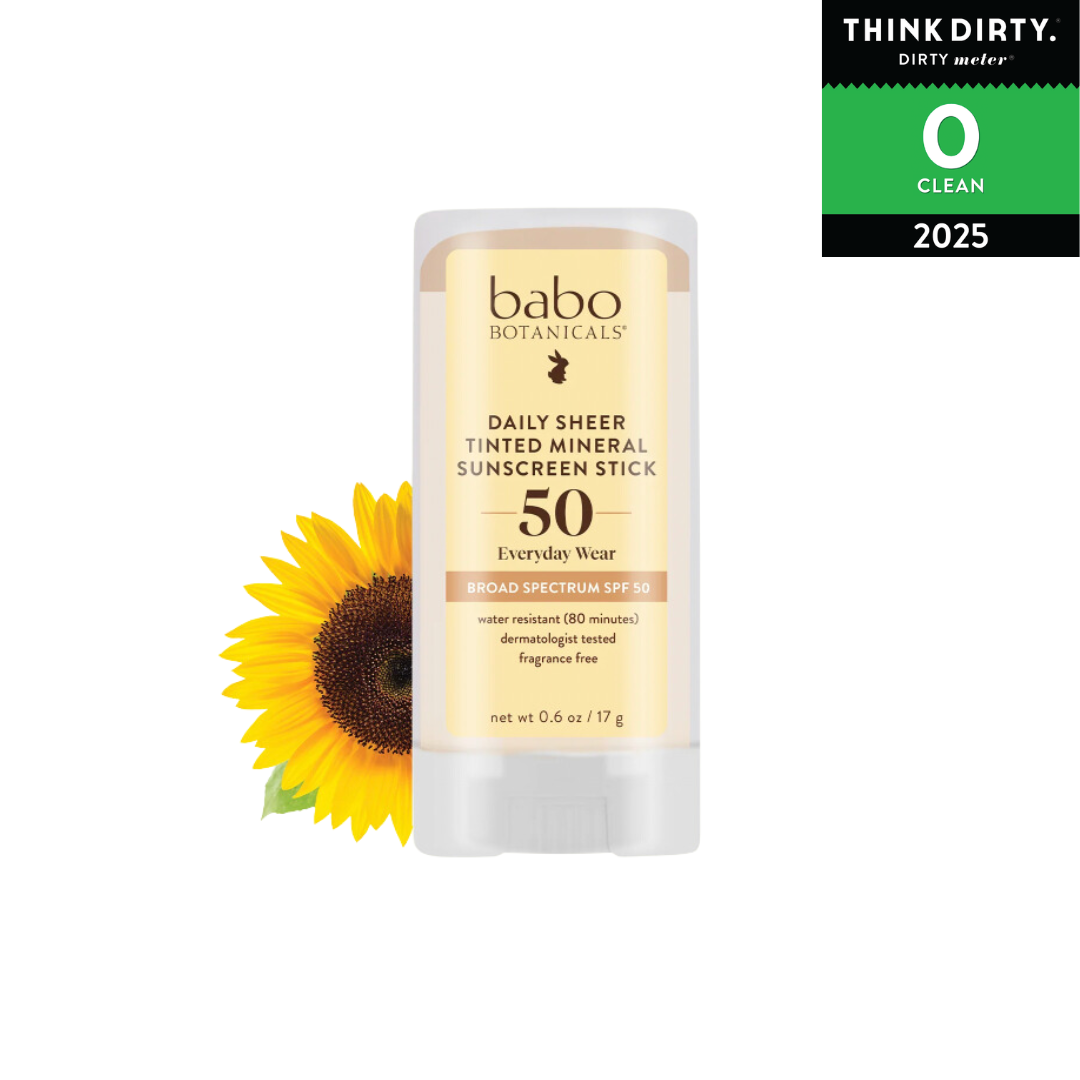 Babo Botanicals - Daily Sheer Mineral Tinted Sunscreen Stick SPF50