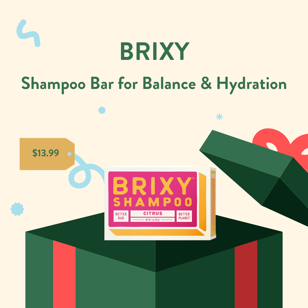 BRIXY - Citrus Shampoo Bar for Balance & Hydration