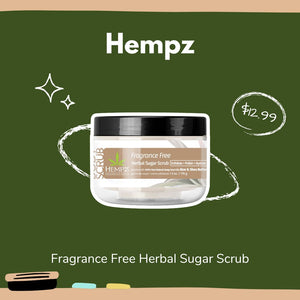 Hempz - Fragrance Free Herbal Sugar Scrub