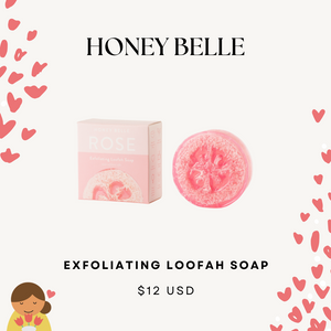 Honey Belle - Exfoliating Loofah Soap