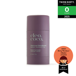 Cleo+Coco - Charcoal Deodorant - Sweet Surrender, Lavender Vanilla