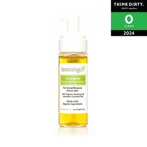 Kosmatology - Foaming Facial Wash - Lemongrass (for Acne/Rosacea Prone Skin)