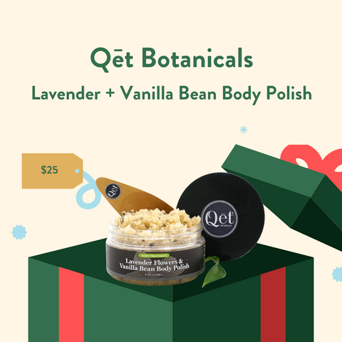 Qēt Botanicals - Lavender Flowers & Vanilla Bean Body Polish