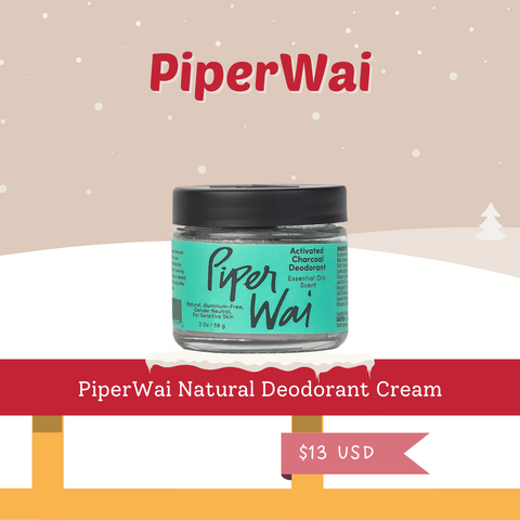PiperWai - Natural Deodorant Cream